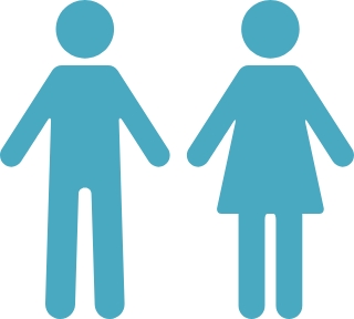 男女比（男：女）